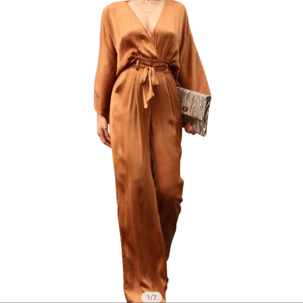 Woven Jumpsuit (Expresso)